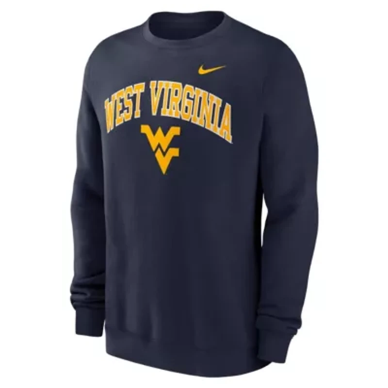 NCAA Nike West Virginia Mountaineers Arch Pullover Sweatshirt