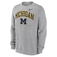 NCAA Nike Michigan Wolverines Arch Pullover Sweatshirt