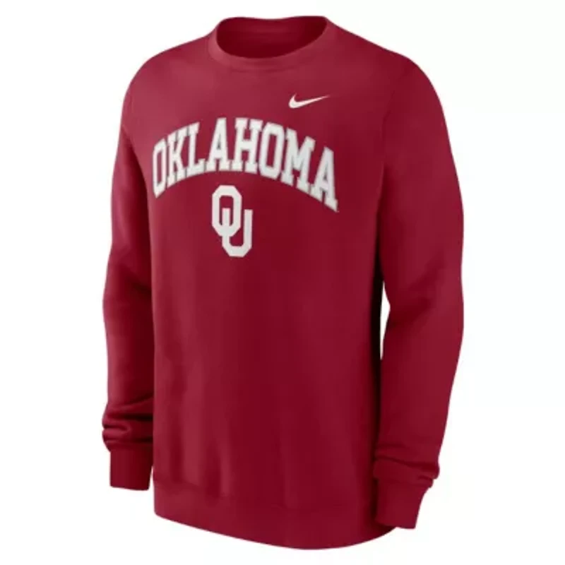 NCAA Nike Oklahoma Sooners Arch Pullover Sweatshirt