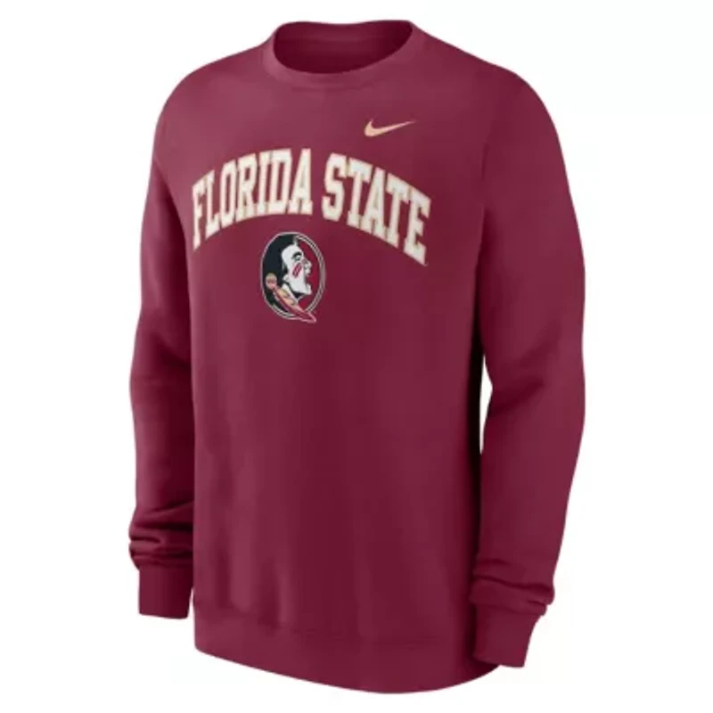NCAA Nike Florida State Seminoles Arch Pullover Sweatshirt