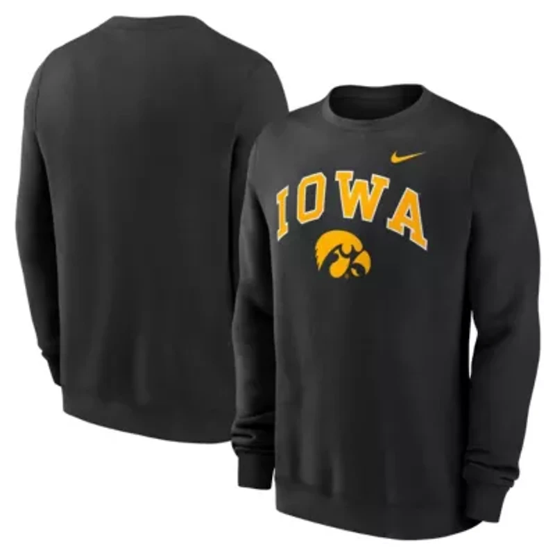 NCAA Nike Iowa Hawkeyes Arch Pullover Sweatshirt