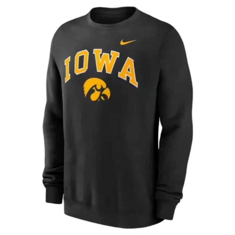 NCAA Nike Iowa Hawkeyes Arch Pullover Sweatshirt