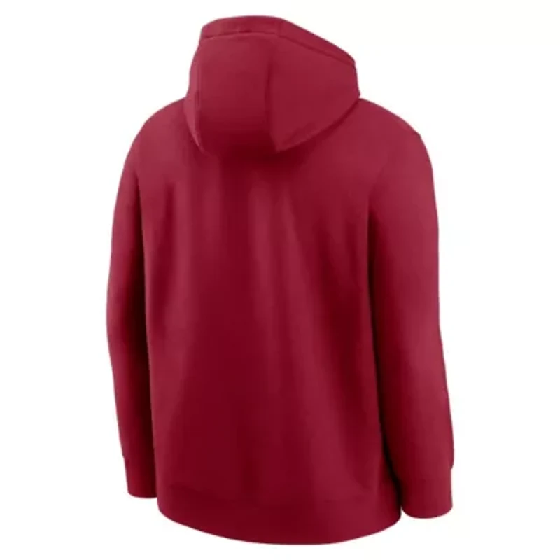 Alabama Crimson Tide NCAA Nike Club Fleece Arch Pullover Hoodie