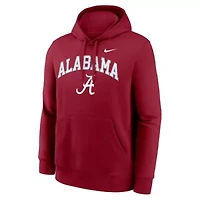 Alabama Crimson Tide NCAA Nike Club Fleece Arch Pullover Hoodie