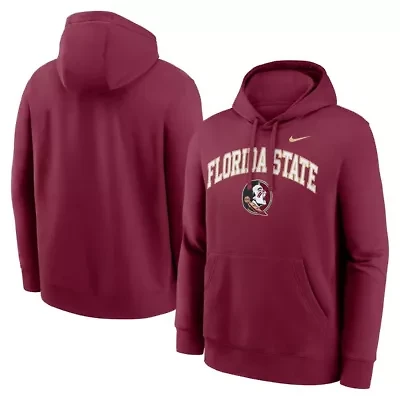 NCAA Nike Florida State Seminoles Club Fleece Arch Pullover Hoodie