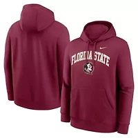 NCAA Nike Florida State Seminoles Club Fleece Arch Pullover Hoodie