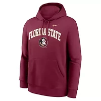 NCAA Nike Florida State Seminoles Club Fleece Arch Pullover Hoodie