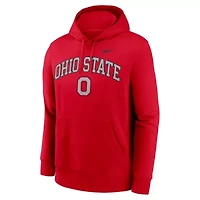 NCAA Nike Ohio State Buckeyes Club Fleece Arch Pullover Hoodie