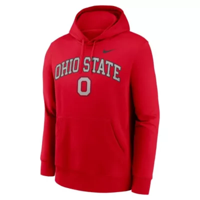 NCAA Nike Ohio State Buckeyes Club Fleece Arch Pullover Hoodie