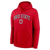 NCAA Nike Ohio State Buckeyes Club Fleece Arch Pullover Hoodie