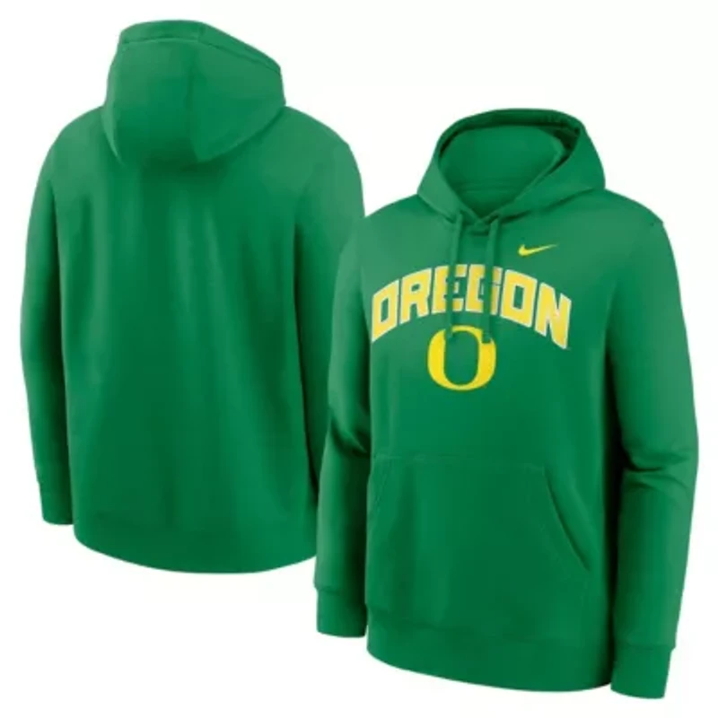 NCAA Nike Oregon Ducks Club Fleece Arch Pullover Hoodie