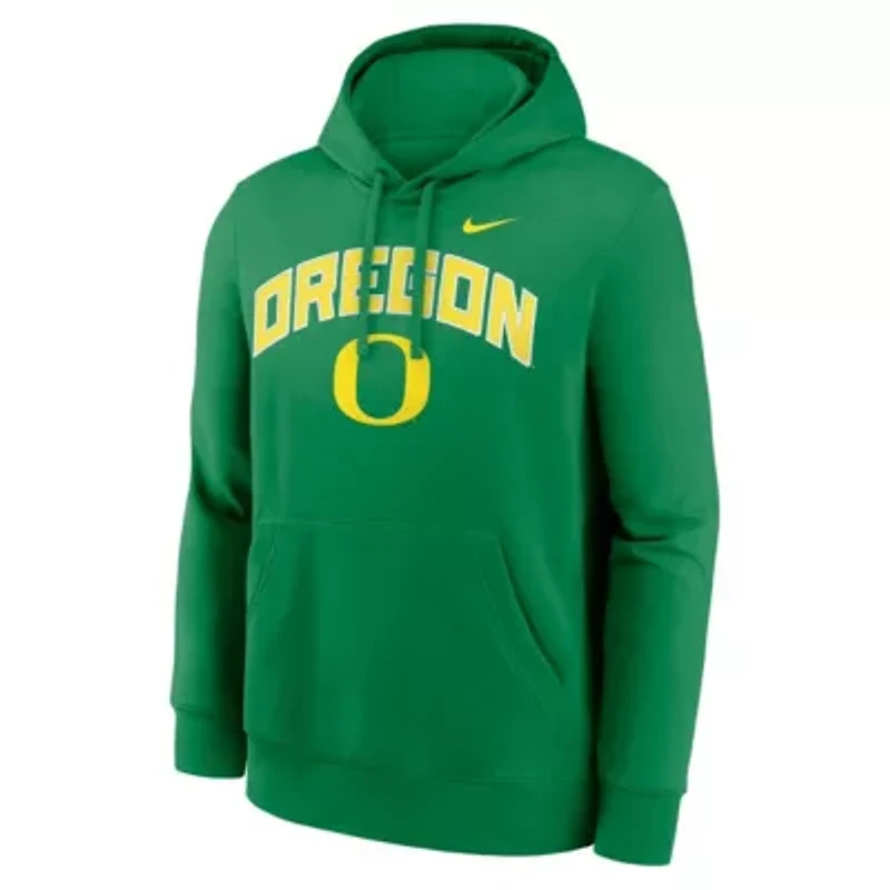NCAA Nike Oregon Ducks Club Fleece Arch Pullover Hoodie