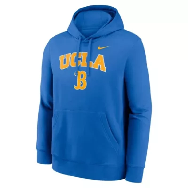 NCAA Nike UCLA Bruins Club Fleece Arch Pullover Hoodie