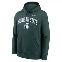 NCAA Nike Michigan State Spartans Club Fleece Arch Pullover Hoodie