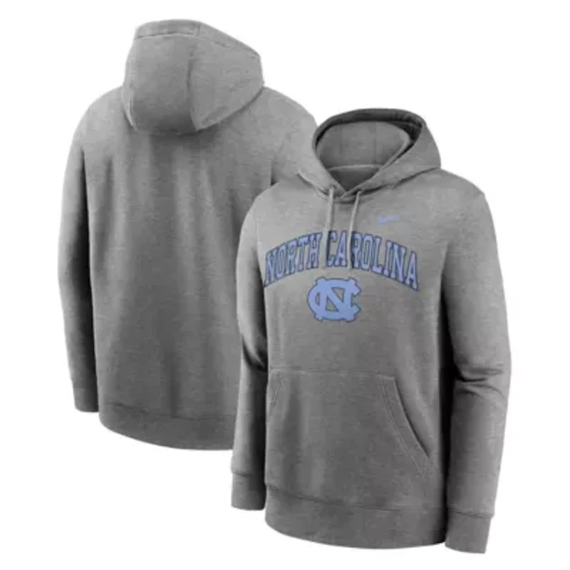 NCAA Nike North Carolina Tar Heels Club Fleece Arch Pullover Hoodie