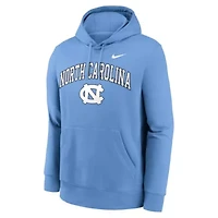NCAA Nike Carolina North Tar Heels Club Fleece Arch Pullover Hoodie