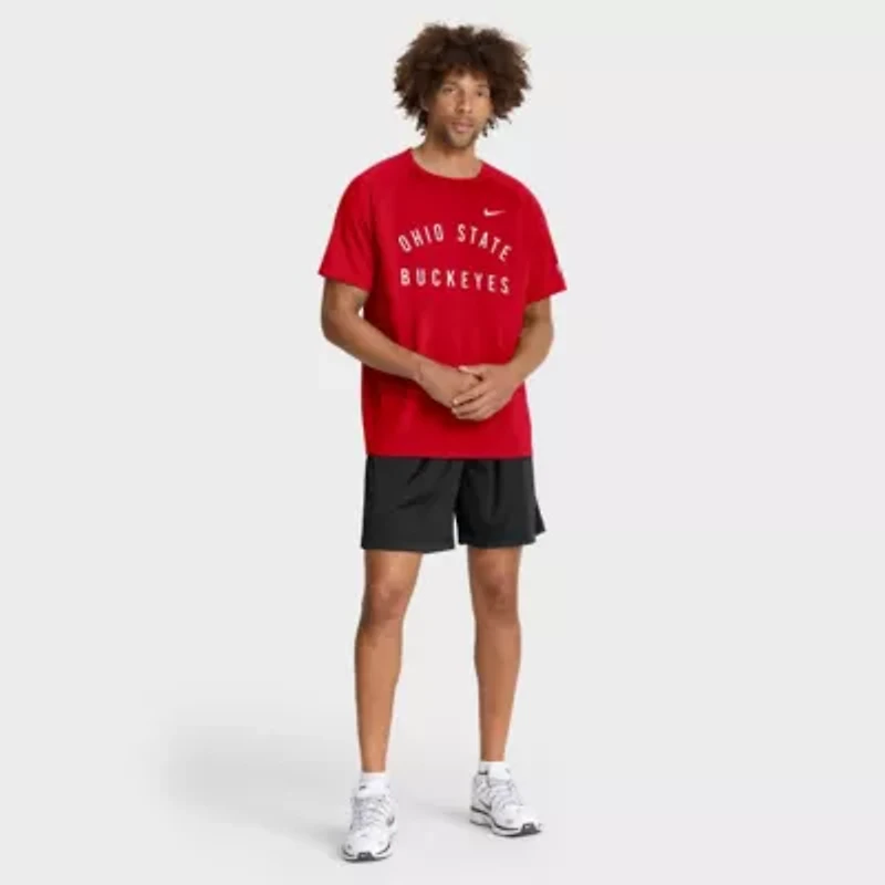 NCAA Nike Ohio State Buckeyes Premium Performance Ready Raglan Dri-FIT T-Shirt