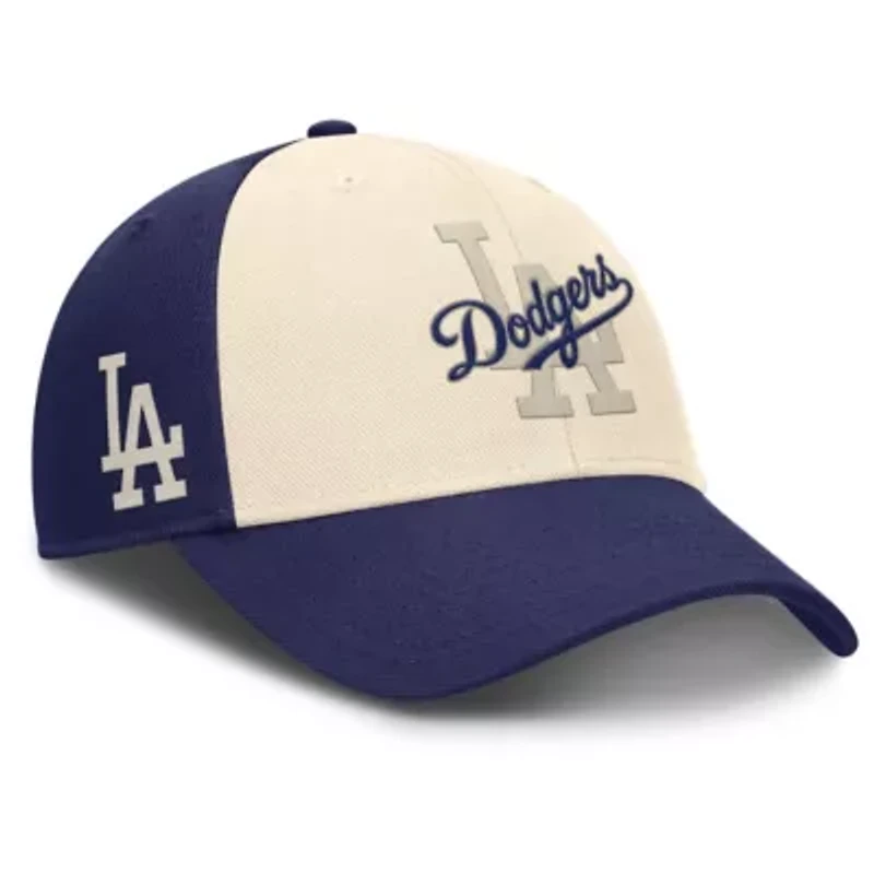 MLB Nike Royal/Natural Los Angeles Dodgers Statement Club Performance Adjustable Hat