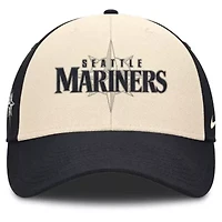 MLB Nike Navy/Natural Seattle Mariners Statement Club Performance Adjustable Hat