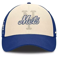 MLB Nike Royal/Natural New York Mets Statement Club Performance Adjustable Hat