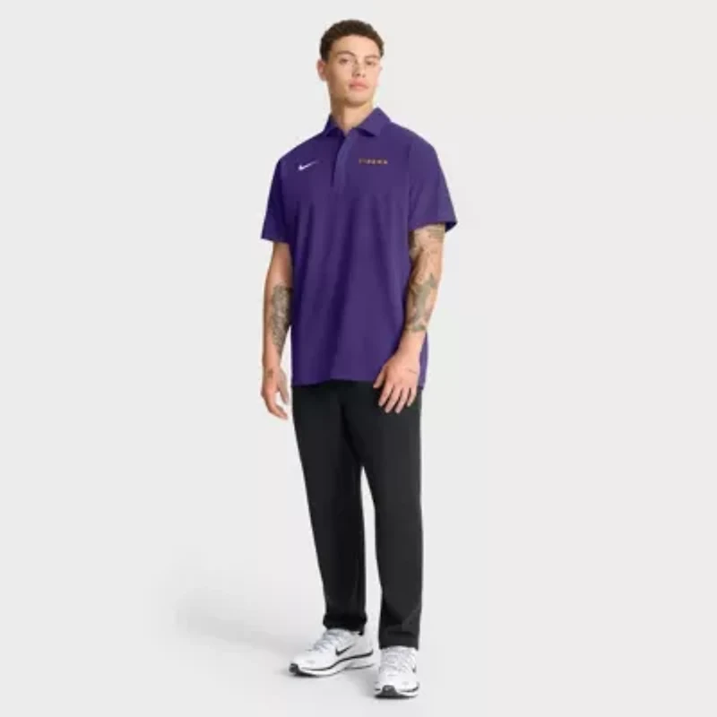 NCAA Nike LSU Tigers 2025 Coaches Sideline Polo