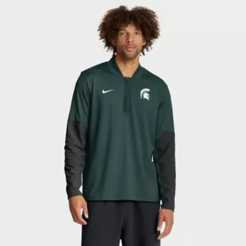 NCAA Nike Michigan State Spartans One Goal Performance Half-Zip Pullover