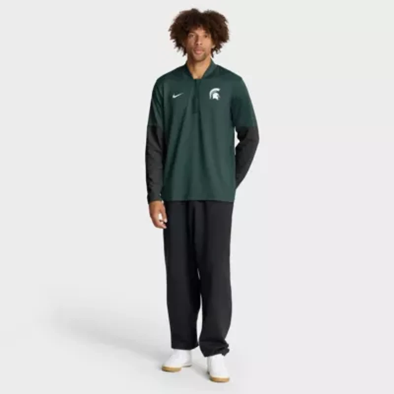 NCAA Nike Michigan State Spartans One Goal Performance Half-Zip Pullover