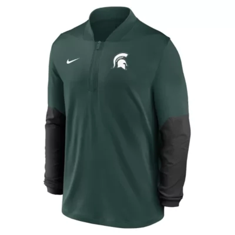 NCAA Nike Michigan State Spartans One Goal Performance Half-Zip Pullover
