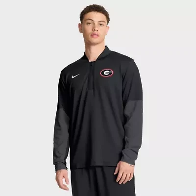 NCAA Nike Georgia Bulldogs One Goal Performance Half-Zip Pullover