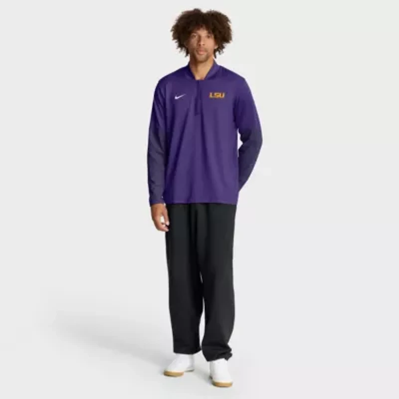 NCAA Nike LSU Tigers One Goal Performance Half-Zip Pullover
