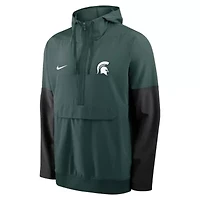 NCAA Nike Michigan State Spartans Anorak Half-Zip Hoodie Jacket