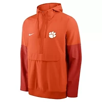 NCAA Nike Clemson Tigers Anorak Half-Zip Hoodie Jacket