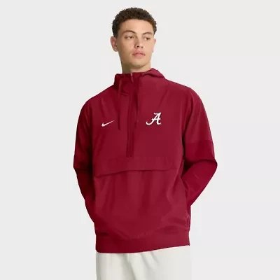 Alabama Crimson Tide NCAA Nike Anorak Half-Zip Hoodie Jacket