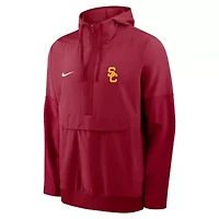 NCAA Nike USC Trojans Anorak Half-Zip Hoodie Jacket