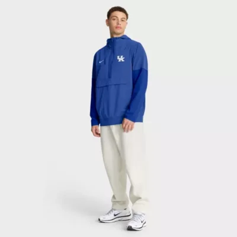 NCAA Nike Kentucky Wildcats Anorak Half-Zip Hoodie Jacket
