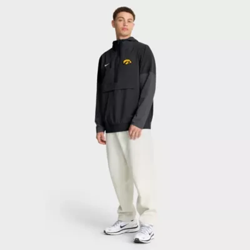 NCAA Nike Iowa Hawkeyes Anorak Half-Zip Hoodie Jacket