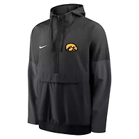 NCAA Nike Iowa Hawkeyes Anorak Half-Zip Hoodie Jacket