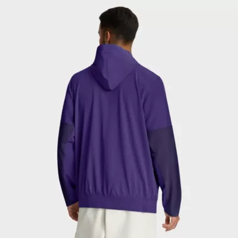 NCAA Nike LSU Tigers Anorak Half-Zip Hoodie Jacket