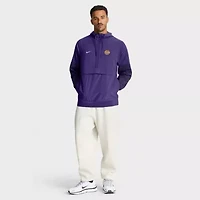 NCAA Nike LSU Tigers Anorak Half-Zip Hoodie Jacket