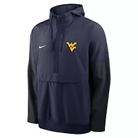 NCAA Nike West Virginia Mountaineers Anorak Half-Zip Hoodie Jacket