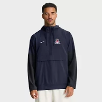 NCAA Nike Arizona Wildcats Anorak Half-Zip Hoodie Jacket