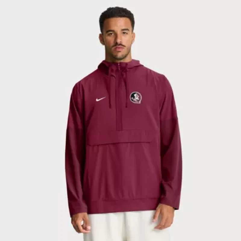 NCAA Nike Florida State Seminoles Anorak Half-Zip Hoodie Jacket