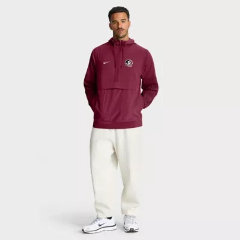 NCAA Nike Florida State Seminoles Anorak Half-Zip Hoodie Jacket