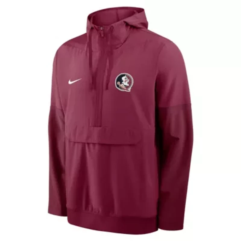 NCAA Nike Florida State Seminoles Anorak Half-Zip Hoodie Jacket