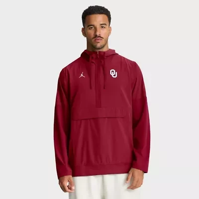 NCAA Nike Oklahoma Sooners Anorak Half-Zip Hoodie Jacket