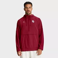 NCAA Nike Oklahoma Sooners Anorak Half-Zip Hoodie Jacket