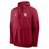 NCAA Nike Oklahoma Sooners Anorak Half-Zip Hoodie Jacket