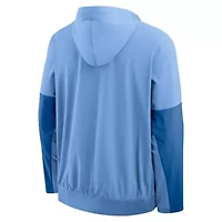 NCAA Nike Carolina North Tar Heels Anorak Half-Zip Hoodie Jacket