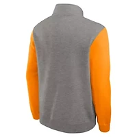 NCAA Nike Gray/Tennessee Tennessee Volunteers Club Fleece Half-Zip Pullover