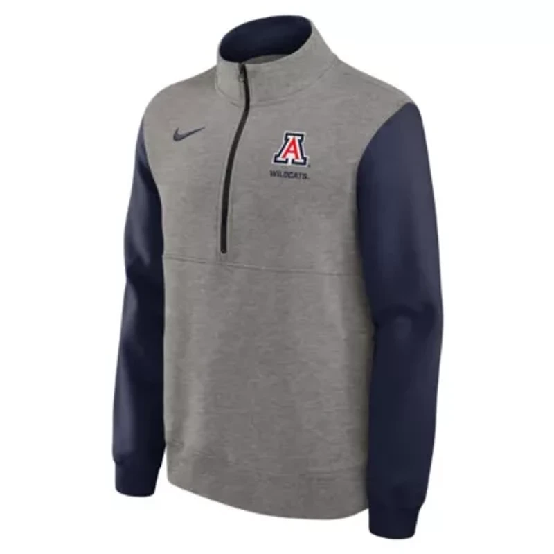 NCAA Nike Arizona Wildcats Club Fleece Half-Zip Pullover